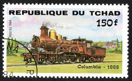 Chade - 1984 - Locomotivas Columbia 1888 - 150F