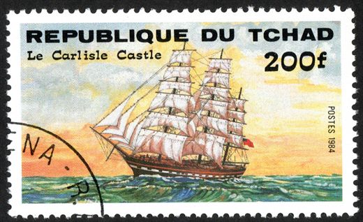 Chade - 1984 - Navios Le Carlisle Castle - 200F