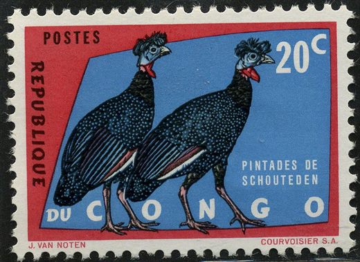 Congo Leopoldville - 1963 - Aves Protegidas - 20C