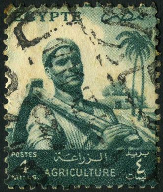 Egito (Independente) - 1954 - Agricultor - 4Mills