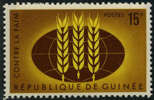 Guine-Conacri - 1963 - Contra a Fome FAO - 15F
