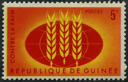 Guine-Conacri - 1963 - Contra a Fome FAO - 5F