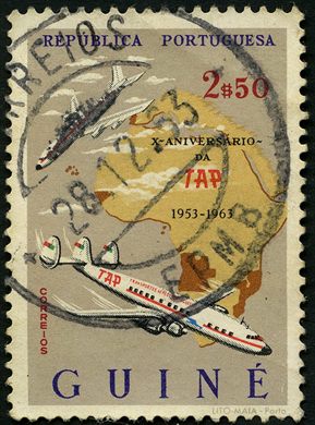 Guine Portuguesa (Colonia) - 1963 - X Aniversario TAP - 2Esc50