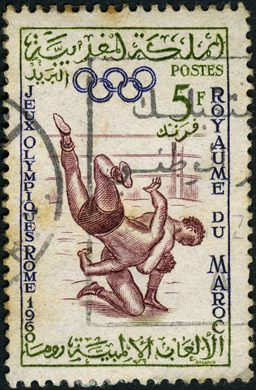 Marrocos - 1960 - Jogos Olimpicos Roma 1960 Luta - 5F