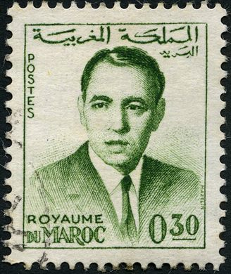Marrocos - 1962 - Rei Hassan II - 0DH30
