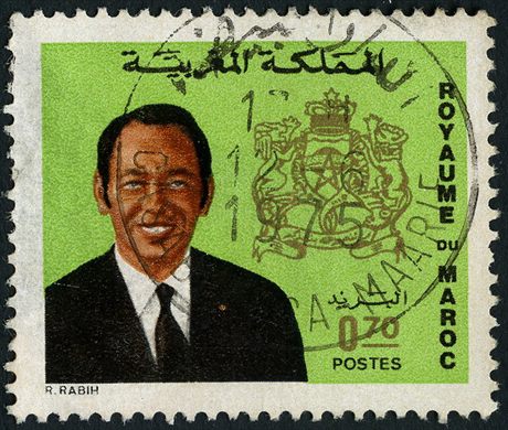Marrocos - 1968 - Rei Hassan II Definitiva - 0Dh70