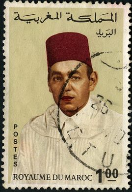 Marrocos - 1968 - Rei Hassan II - 1DH