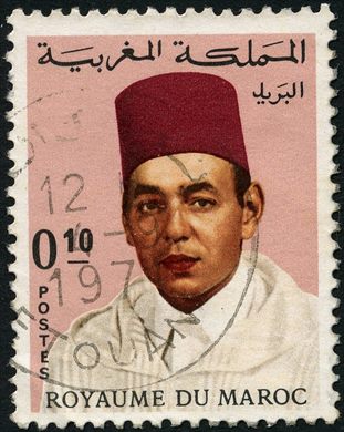 Marrocos - 1968 - Rei Hassan II - 0DH10