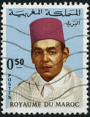Marrocos - 1968 - Rei Hassan II - 0DH50