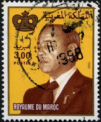 Marrocos - 1982 - Rei Hassan II - 3DH