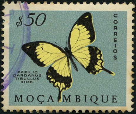 Mocambique (Colonia Portuguesa) - 1953 - Borboletas - 50C