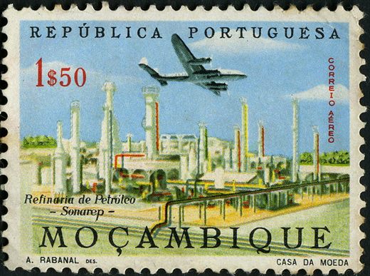 Mocambique (Colonia Portuguesa) - 1963 - Correio Aereo Empreendimentos - 1Esc50