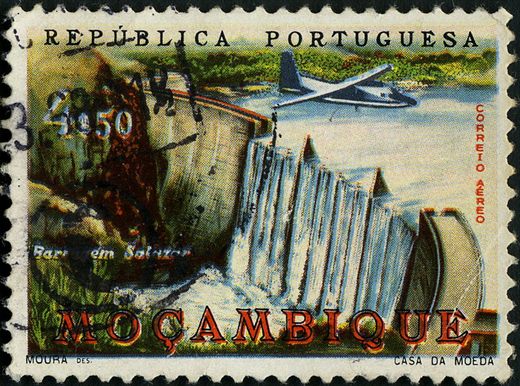 Mocambique (Colonia Portuguesa) - 1963 - Correio Aereo Empreendimentos - 4Esc50