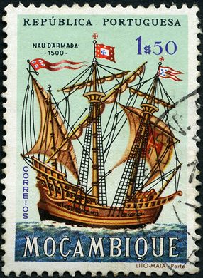 Mocambique (Colonia Portuguesa) - 1963 - Barcos Portugueses - 1Esc50