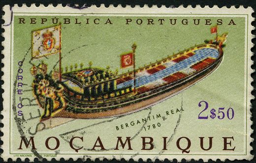 Mocambique (Colonia Portuguesa) - 1964 - Embarcacoes Historicas - 2Esc50