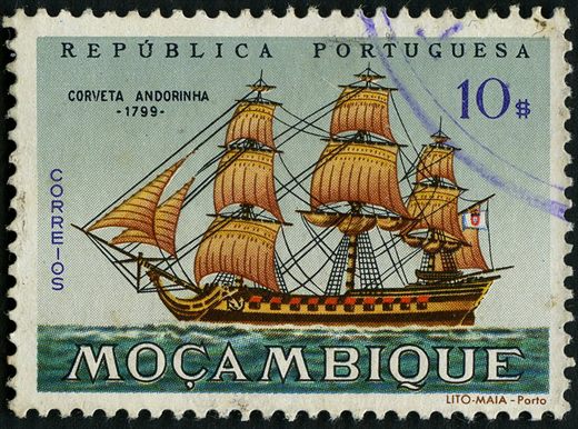 Mocambique (Colonia Portuguesa) - 1964 - Embarcacoes Historicas - 10Esc