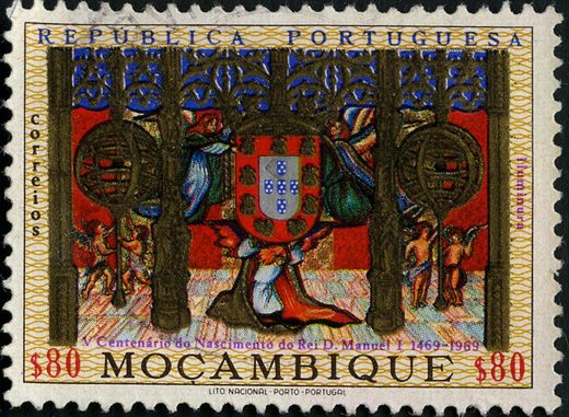 Mocambique (Colonia Portuguesa) - 1969 - V Centenario Rei D Manuel I - 80C