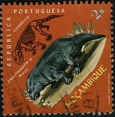 Mocambique (Colonia Portuguesa) - 1970 - Fauna Pre-Historica - 2Esc