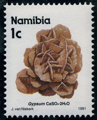 Namibia - 1991 - Minerais Gypsum - 1C