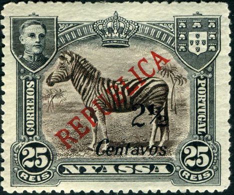 Niassa (Colonia Portuguesa) - 1921 - Zebras Republica - 2C5