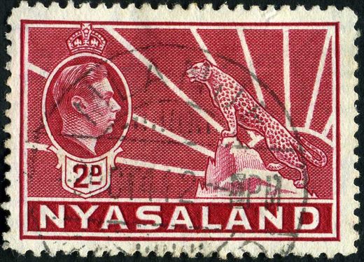 Niassalandia (Colonia Britanica) - 1938 - Jorge VI Leopardo - 2D
