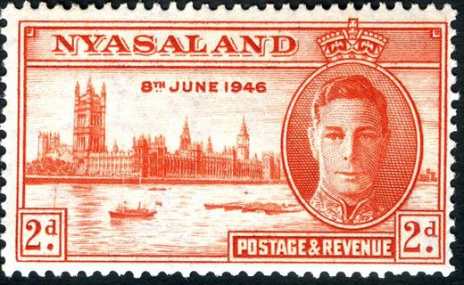 Niassalandia (Colonia Britanica) - 1946 - Vitoria sobre o Japao - 2D