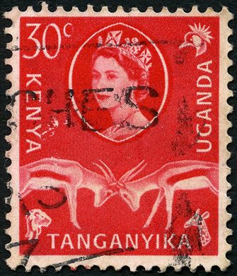 Quenia-Tanganica-Uganda - 1960 - Definitiva QEII - 30C