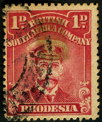Rodesia (BSAC) - 1913 - Rei Jorge V Admiral - 1D