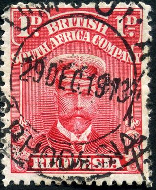 Rodesia (BSAC) - 1913 - Rei Jorge V Admiral - 1D