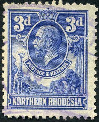Rodesia do Norte (Protetorado Britanico) - 1925 - Definitivas GKV - 3D