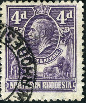 Rodesia do Norte (Protetorado Britanico) - 1925 - Definitivas GKV - 4D