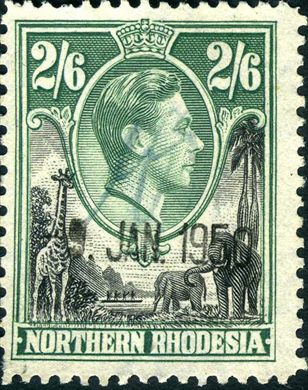 Rodesia do Norte (Protetorado Britanico) - 1938 - Definitivas GKVI - 2S6D