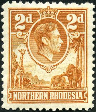 Rodesia do Norte (Protetorado Britanico) - 1938 - Definitivas GKVI - 2D