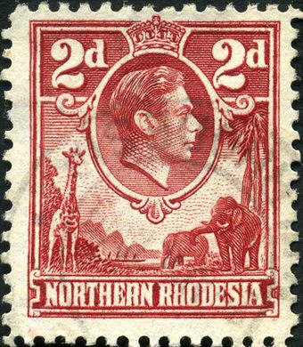 Rodesia do Norte (Protetorado Britanico) - 1938 - Definitivas GKVI - 2D