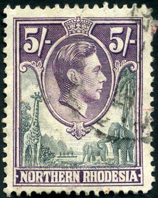 Rodesia do Norte (Protetorado Britanico) - 1938 - Definitivas GKVI - 5S