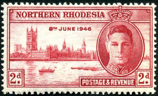 Rodesia do Norte (Protetorado Britanico) - 1946 - Vitoria - 2D