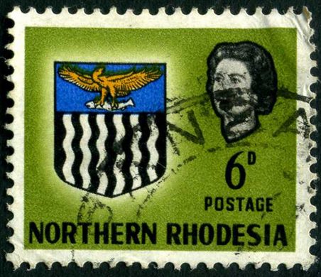 Rodesia do Norte (Protetorado Britanico) - 1963 - Definitivas Brasao - 6D
