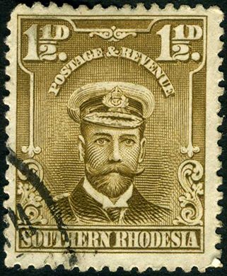 Rodesia do Sul - 1924 - Definitiva Jorge V - 1.5D