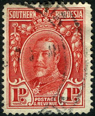 Rodesia do Sul - 1931 - Definitiva Jorge V - 1D