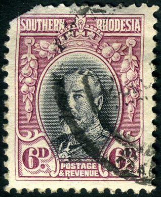 Rodesia do Sul - 1931 - Definitiva Jorge V - 6D