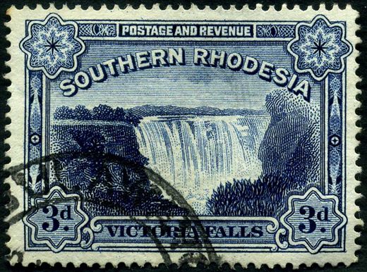 Rodesia do Sul - 1932 - Cataratas Vitoria - 3D