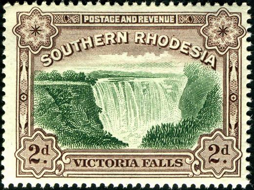 Rodesia do Sul - 1932 - Cataratas Vitoria - 2D