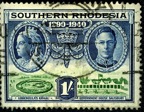 Rodesia do Sul - 1940 - Jubileu BSAC - 1Sh