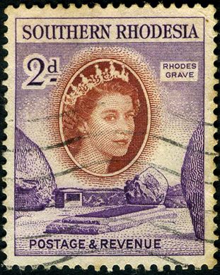 Rodesia do Sul - 1953 - Definitiva QEII - 2D