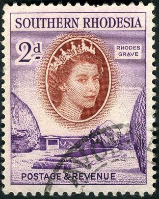 Rodesia do Sul - 1953 - Definitiva QEII - 2D