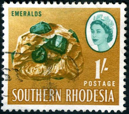 Rodesia do Sul - 1964 - Definitiva QEII - 1Sh
