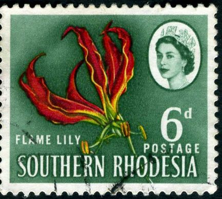 Rodesia do Sul - 1964 - Definitiva QEII - 6D