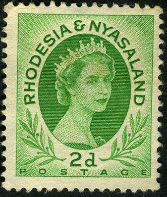 Rodesia e Niassalandia - 1954 - Definitivos - 2D
