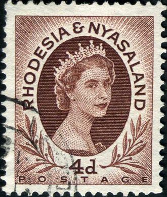 Rodesia e Niassalandia - 1954 - Definitivos - 4D