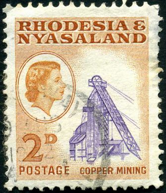 Rodesia e Niassalandia - 1959 - Definitivos - 2D